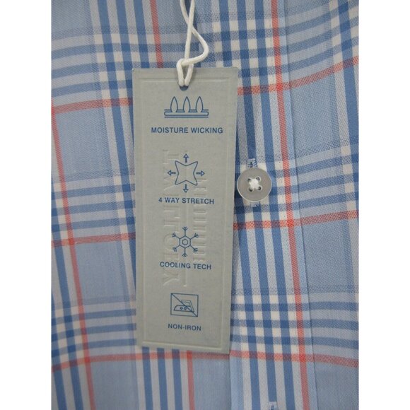 NEW Twillory Shirt 15 Button Up Performance Flip Cuff Plaid Commuter - Picture 5 of 13